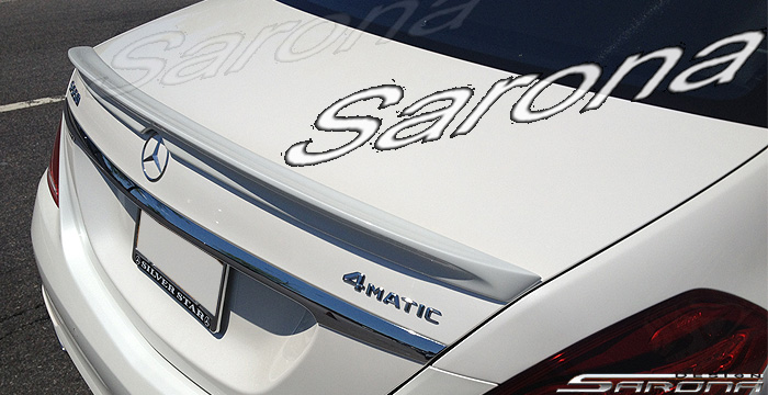 Custom Mercedes S Class  Sedan Trunk Wing (2014 - 2019) - $249.00 (Part #MB-096-TW)